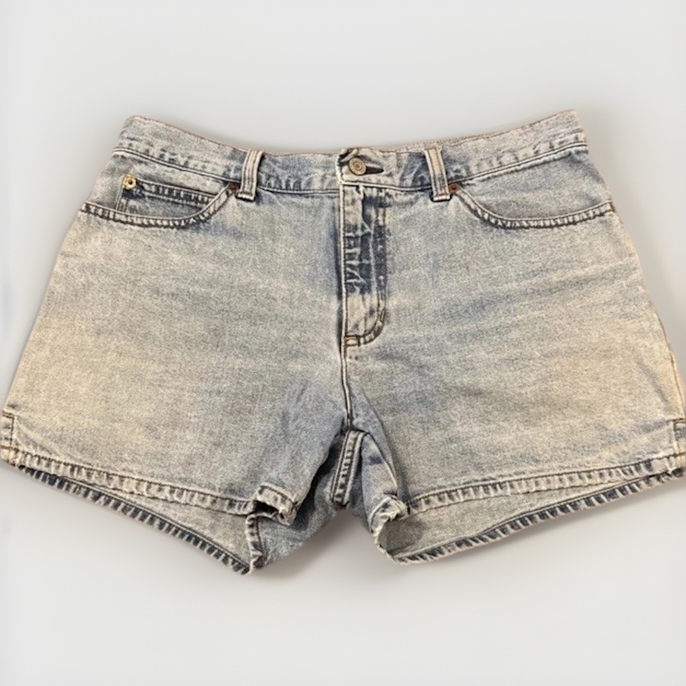 Vintage Y2K GAP Denim Shorts Womens Sz‎ 10 Light Wash 100% Cotton